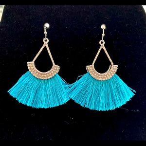 NEW Turquoise Fringe Earrings